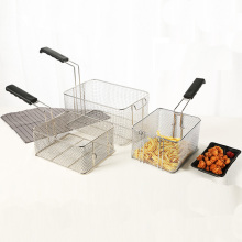 Eco-Friendly Nickel Plated Chips Fried Food Deep Fryer Taco Turkey Basket