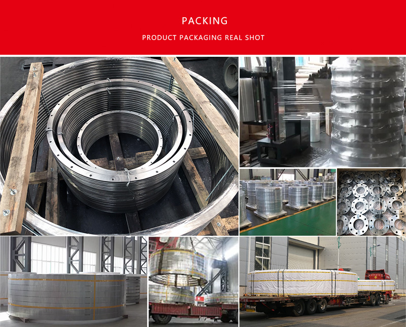 Customized Large Diameter High Pressure High Strength Stainless Steel Pipe Flange