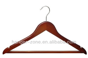 custom suit wooden hangers