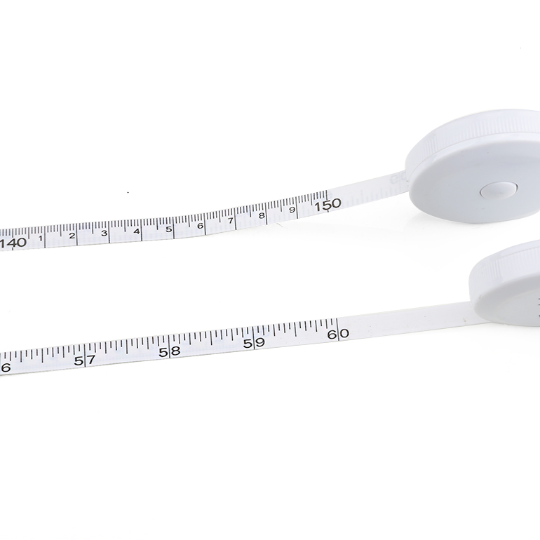 150 سنتيمتر 60 بوصة شكل دائري رخيصة شريط قياس قابل للسحب شريط قياس الجسم الإعلان تعزيز شريط قياس
