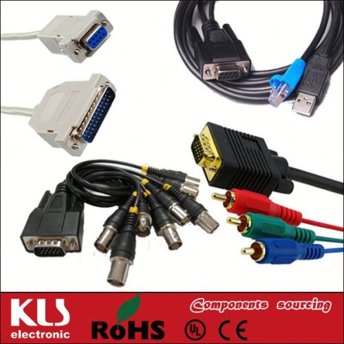 Good quality black vga cables UL CE ROHS 090 KLS