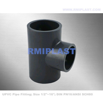 PVC TEE ASTM SCH80