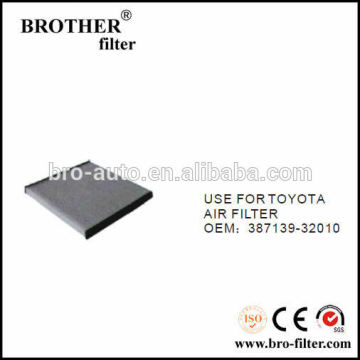 High quality OEM auto air filter 38713932010 for Toyota car compress air filter