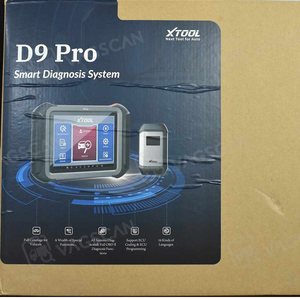 For Xtool D9pro Ecu Coding Diagnostic Tool Key Programming Doip/can Fd 30+ Service Functions Obd2 Automotive Scan Tools