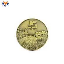 Custom made embossed gold coins promotional