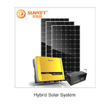 5KW hybride zonne-energiesysteem met Li-batterij