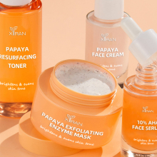 Private Label AHA Glycolic Acid Papaya Enzyme Face Peel Mask