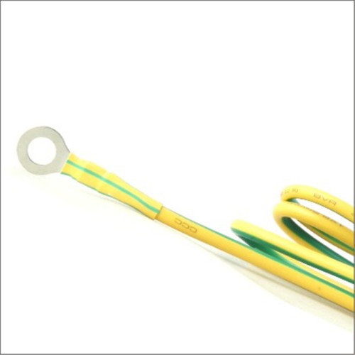 Tubo termorestringente giallo verde