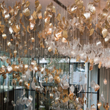 Custom-Made Luxury Ceiling Chandeliers for Hotel Lobbies