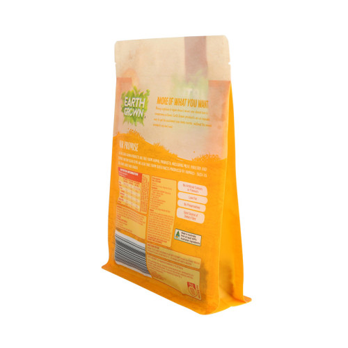 PCR PE Flat Bottom Tea Packaging Bag Windows