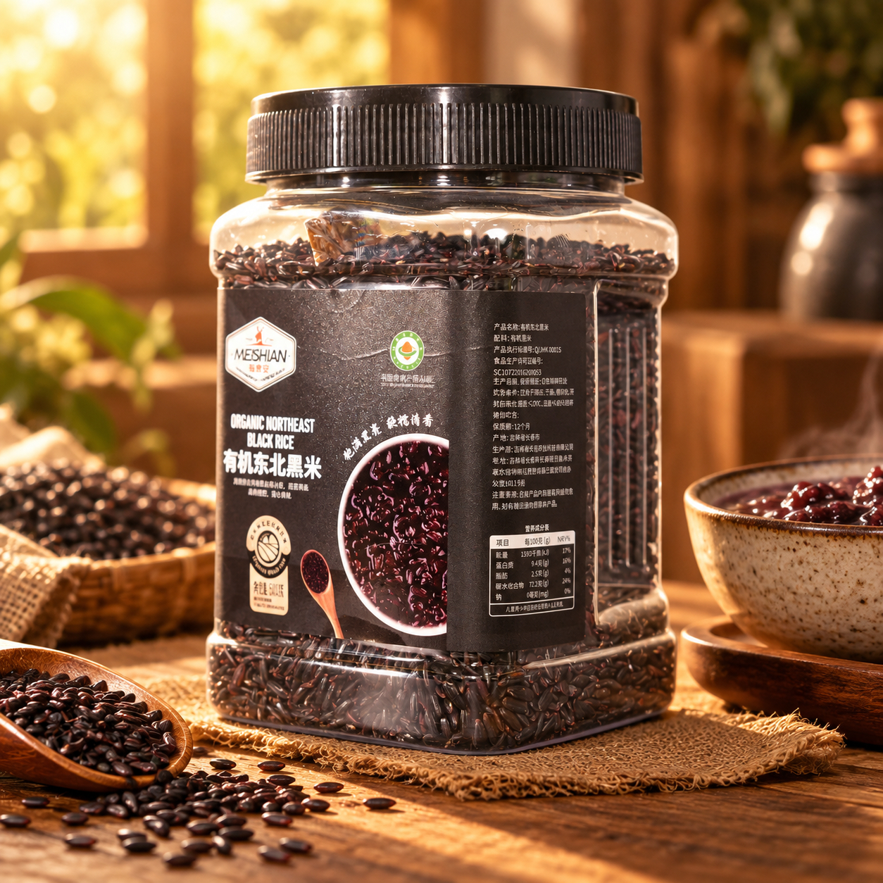 Organic Northeast Black Rice 500g 4