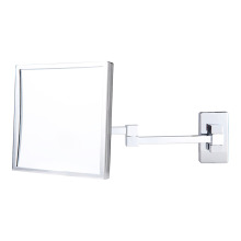 Two arm square bathroom wall mirror