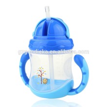 Children training cup/baby sippy cup with handle