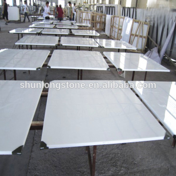 Pure White Crystallized Glass Stone Tile,Nano White stone