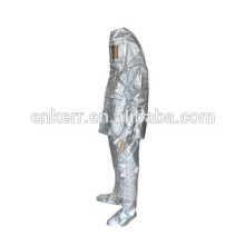fire fighting suit, aluminized heat resistant clothing