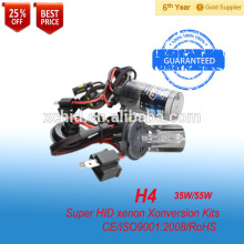 h4 hid conversion kit xenon light car light hid kit All-in-one hid xenon Kit