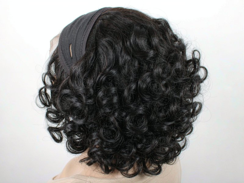 Dark Brown Feathered Lace Front Wig 100% Human Hair
