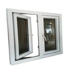Plastic Impact Resistant Casement Windows with Security Mesh Manufacturer