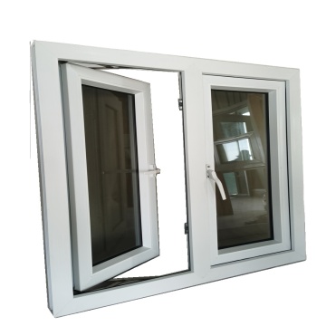 Plastic Impact Resistant Casement Windows with Security Mesh Manufacturer
