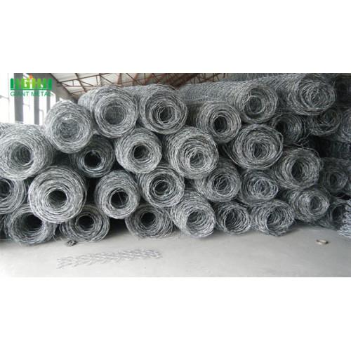 Malla de alambre hexagonal galvanizada recubierta de PVC