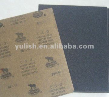 abrasive paper waterproof abrasive paper