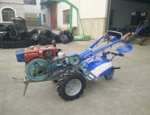Diesel Walking Tractor with Plough