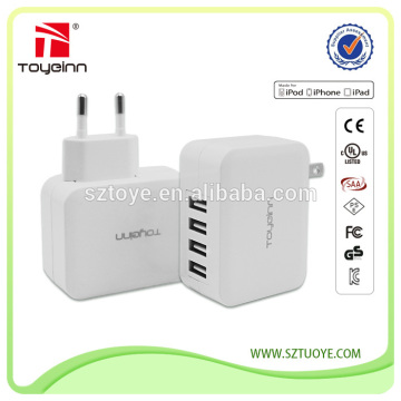 Factory 4 usb charger home charger 5v 4.2a 5a eu usb charger