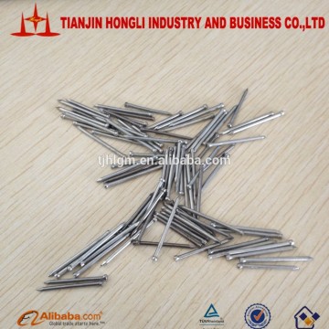 Polished galvanized headless finish nail