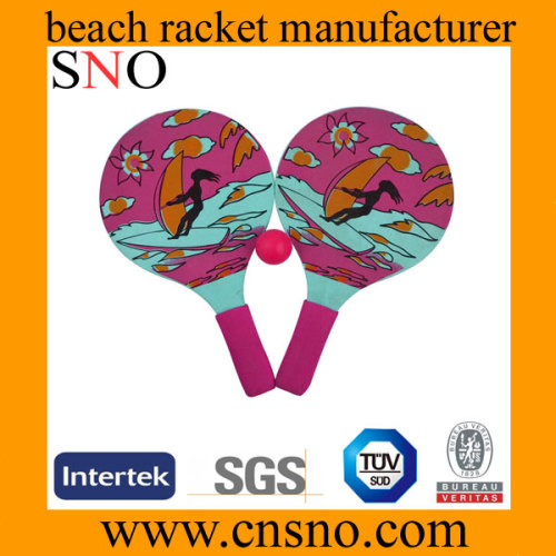 wooden beach rackets, beach paddle,outdoor sport toys