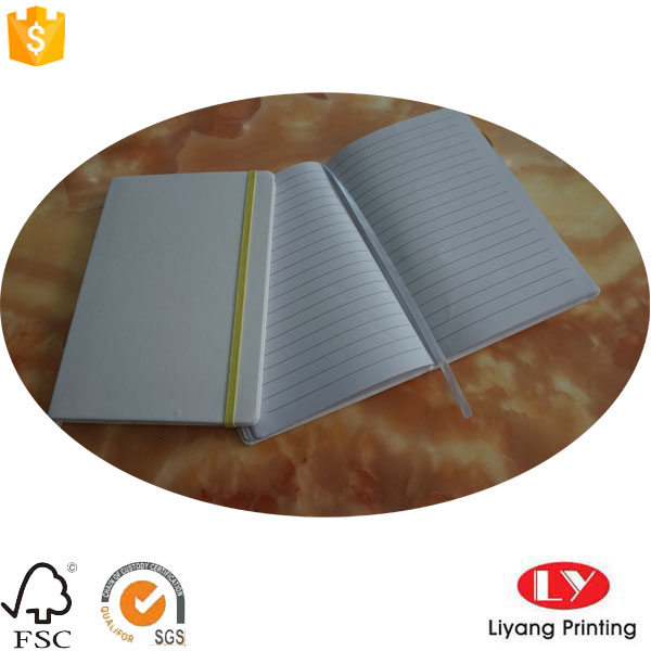 PU Leather Custom Notebook مع شريط شريط مرن