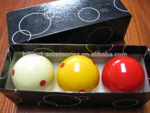 3 PCS Hongjie Valued Carom Billiards Balls