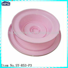 sweet pink cake turntable