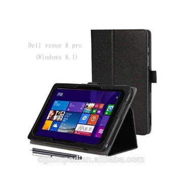 Leather laptop bottom case for dell venue 7 tablet for inspiron n4010