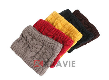 ponytail winter knitted crochet hood visor hat