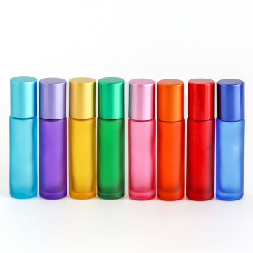 Frosted Glass Essential Oil Roller Bottle