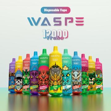 Waspe 12000 Puffs Premium Dispositivo VAPE descartável em movimento