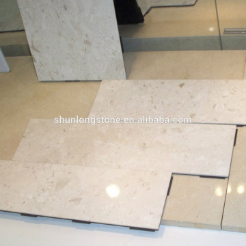 beige Marble floor composite tile,marble laminated tile