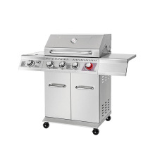 Wholesale Cabinet Commercial 3kw Stainless Steel Gas Barbecue Meat Grilling Machine Bbq Gas Grill
