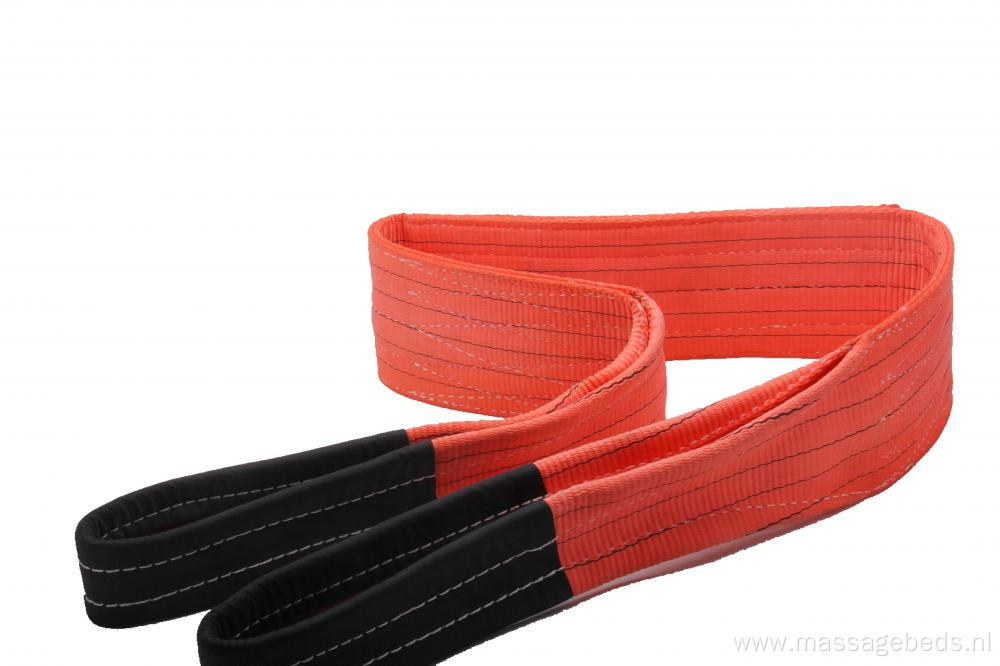 Red Color 5Ton BS Polyester Lifting Sling Belt