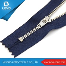 Fashion Wholesales Silver Teeth Metal Jacket Zipper