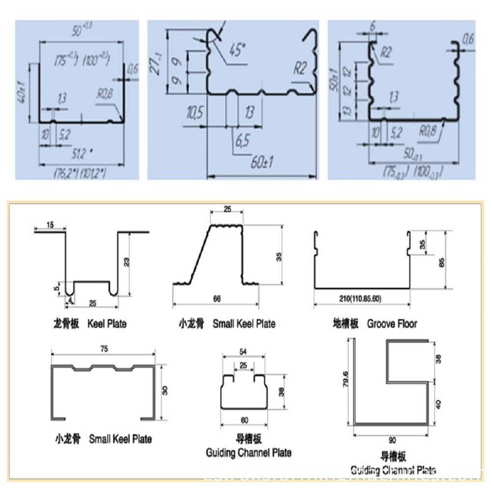 Hydraulic Stud Track And Truss Roll Forming Machine