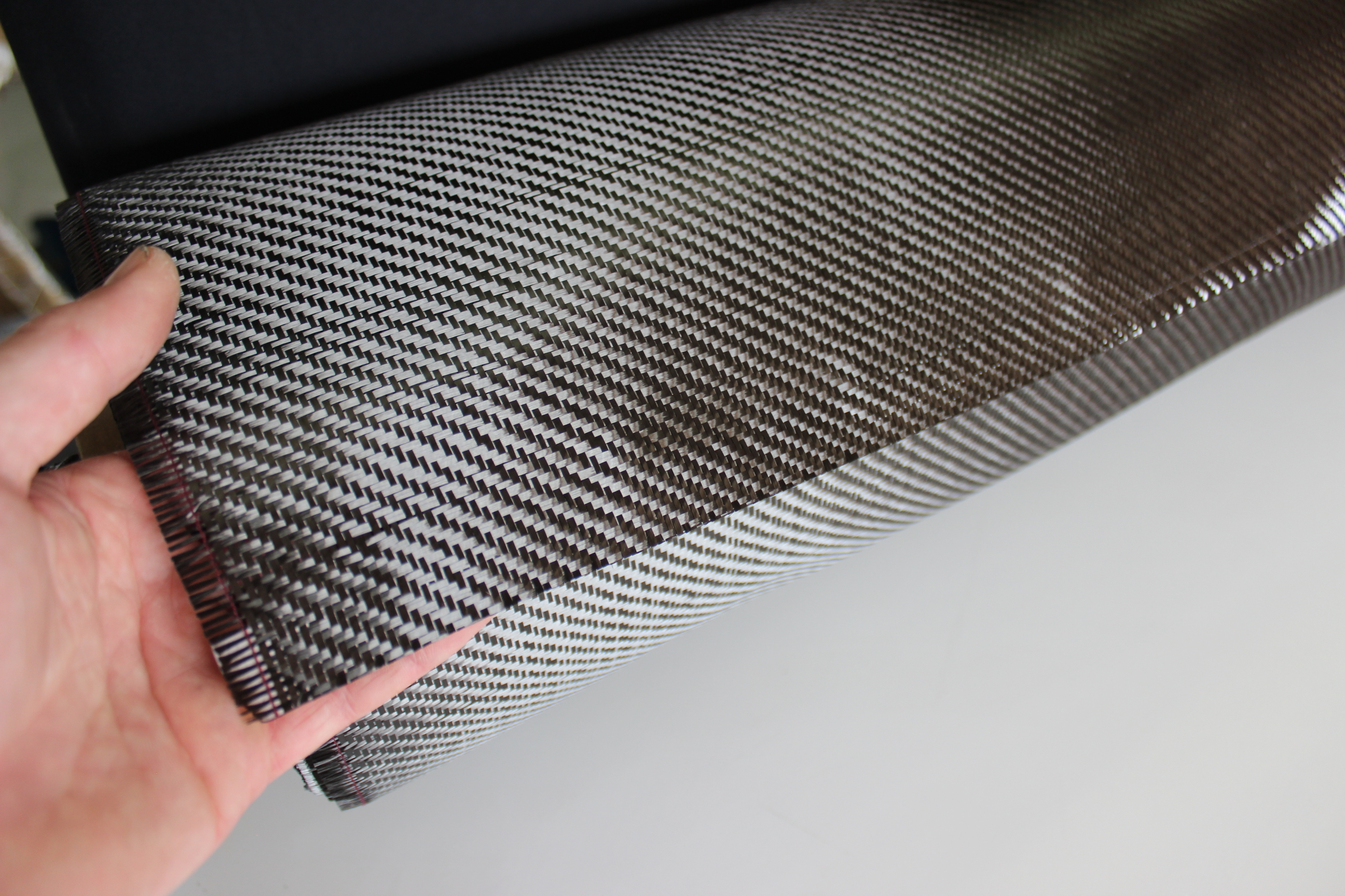 tejido de sarga de carbono carbon twill weave