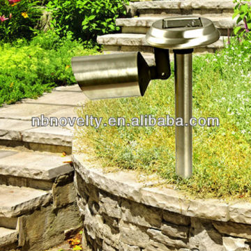 Solar Stainless Spotlight