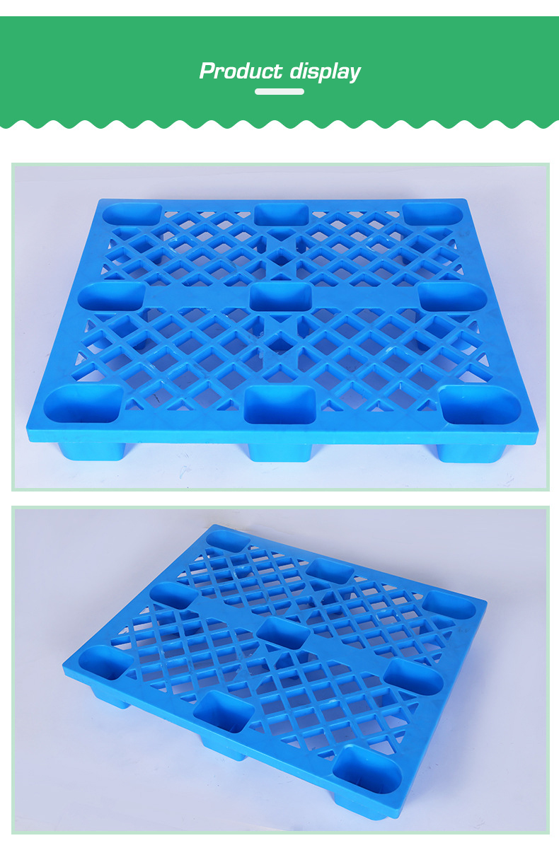 DY-19-01 Good Quality Ground Stackable Heavy Duty small plastic euro pallet 1200*1000*150mm