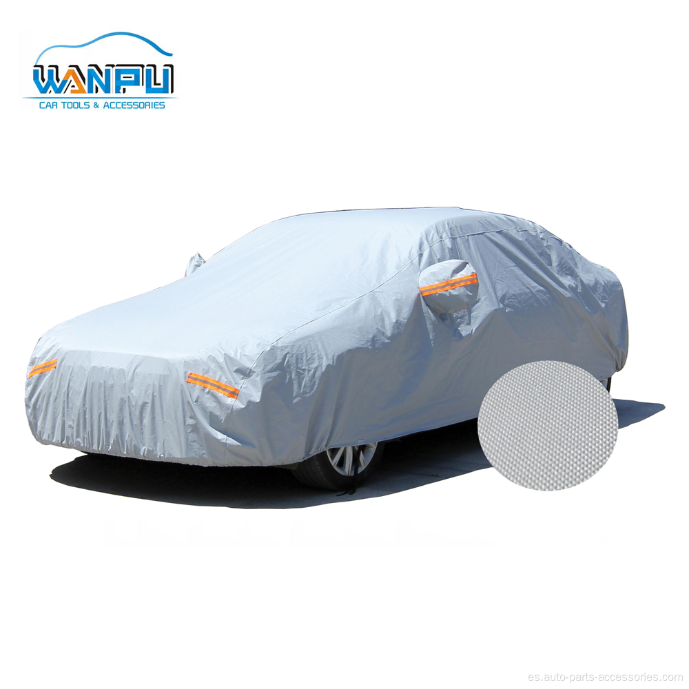 Cubierta de auto de rayas reflectadas de protección UV impermeable personalizada