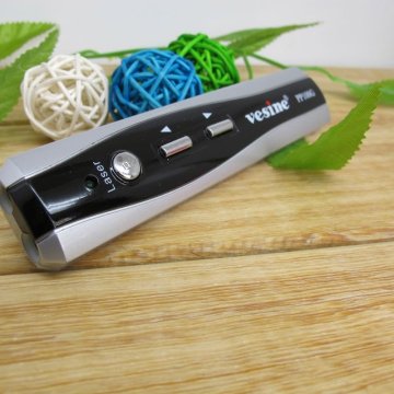 multimedia wireless presenter with laser pointer