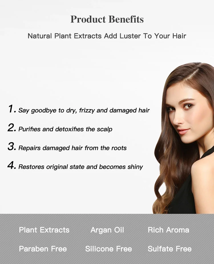 Private Label Improve Hair Quality Anti-Dandruff Itching Moisturizing Supple Organic Argan Oil Conditioner