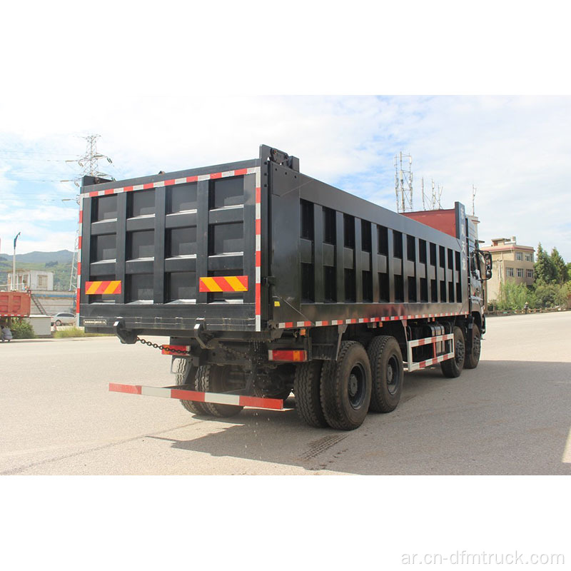 Dongfeng 8*4 420HP شاحنة تفريغ رفع الأمام