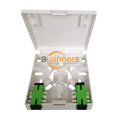 2 Ports Fiber Optic Faceplate