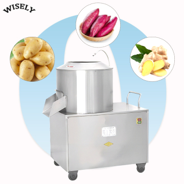 Automatic Vegetable Peeler and Washer Machine for Potatoes, Carrots, Cassava, and Ginger